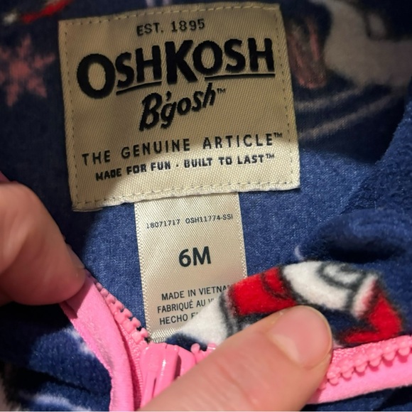 Oshkosh Santa Pullover Jacket - Picture 2 of 3